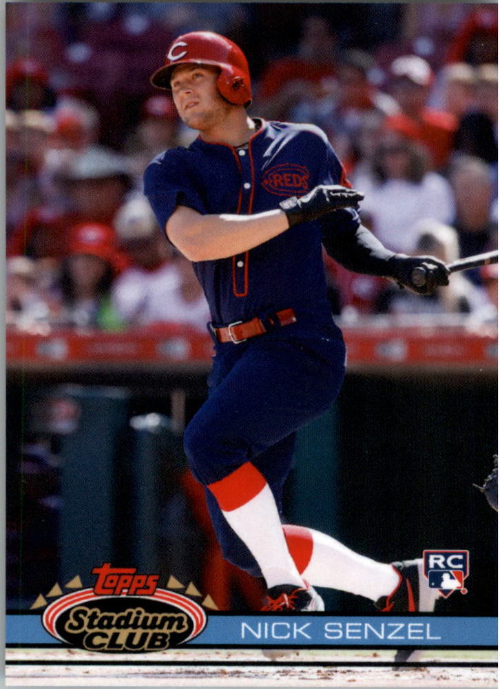 2019 Topps Throwback Thursday #124 Nick Senzel/91 Stadium Club BB