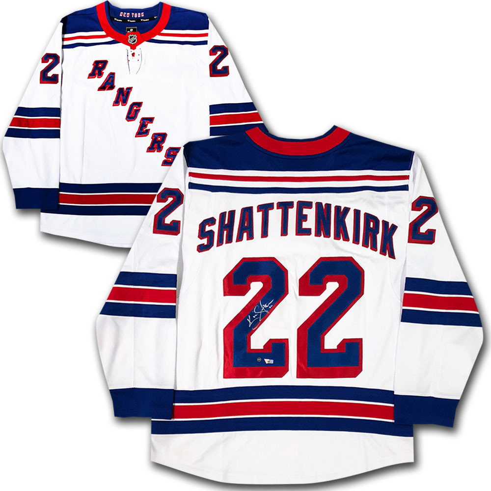 Kevin Shattenkirk Autographed New York Rangers Fanatics Jersey NHL