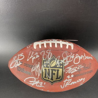 Legends - Authentic Football Signed by Tom Brady, Joe Montana, Terry Bra...