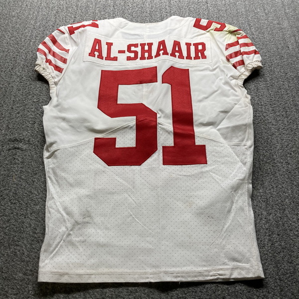 International Series - 49ers Azeez Al-Shaair Game Worn Jersey (11/21/22)...