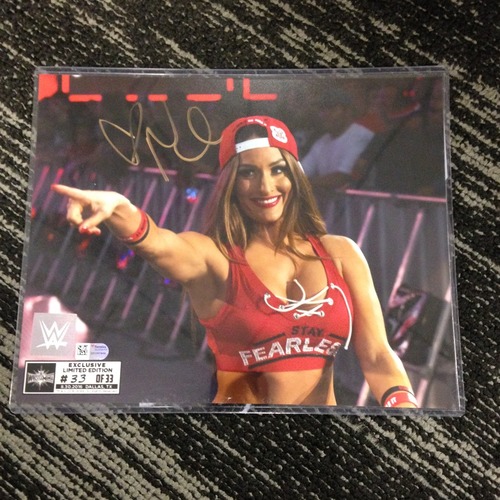 Nikki Bella SIGNED 8 x 10 Limited Edition WrestleMania 33 Photo (#33 of 33)