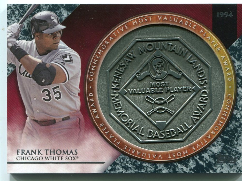 2017 Topps Update MVP Award Relics #MVPRFT Frank Thomas