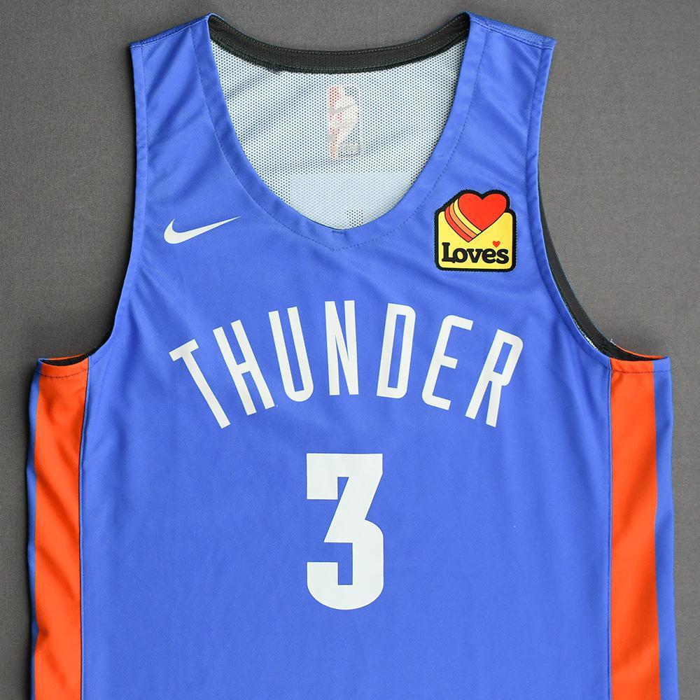 Josh Giddey Oklahoma City Thunder GameWorn 2021 Summer League