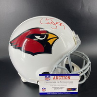 NFL - Cardinals dual  Signed Authentic Proline Helmet