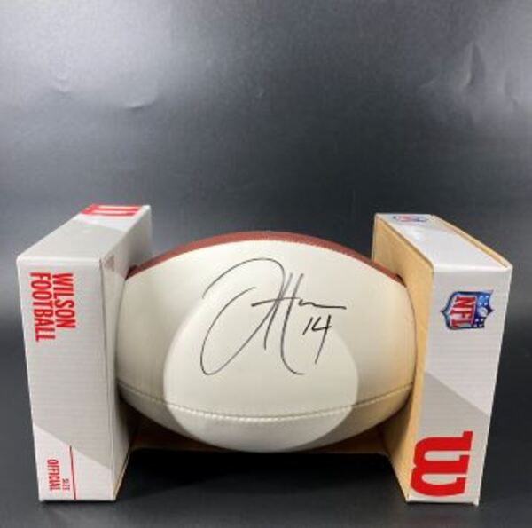 NFL - Saints Jake Haener Signed Authentic Panel Ball