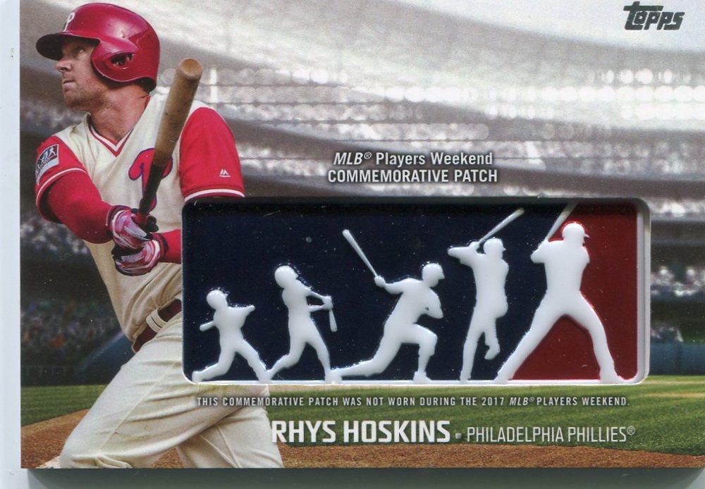 2018 Topps Players Weekend Patches #PWPRH Rhys Hoskins
