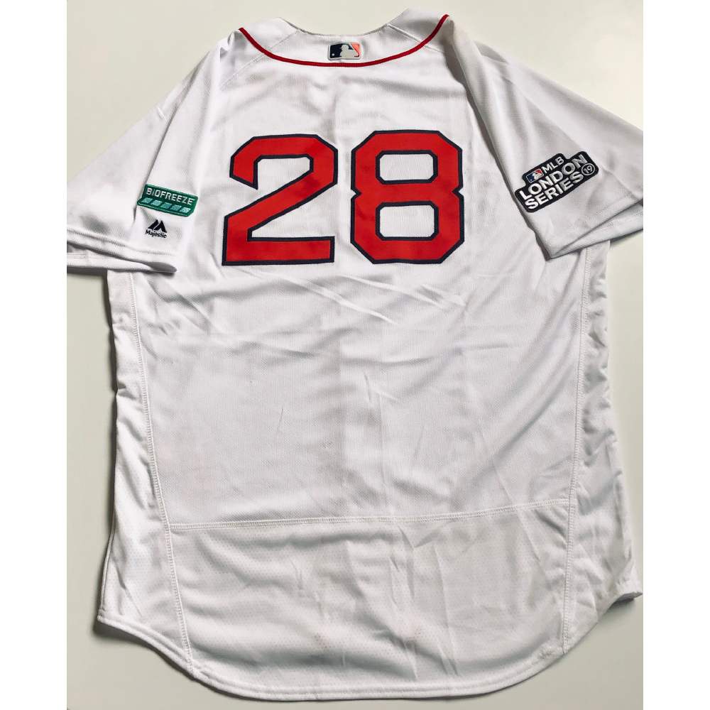 2019 London Series GameUsed Jersey J.D. Martinez, New York Yankees