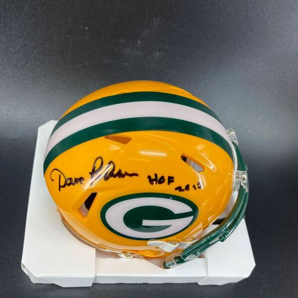 HOF - Packers Dave Robinson Signed Mini Helmet