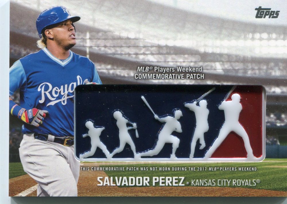 2018 Topps Players Weekend Patches #PWPSP Salvador Perez