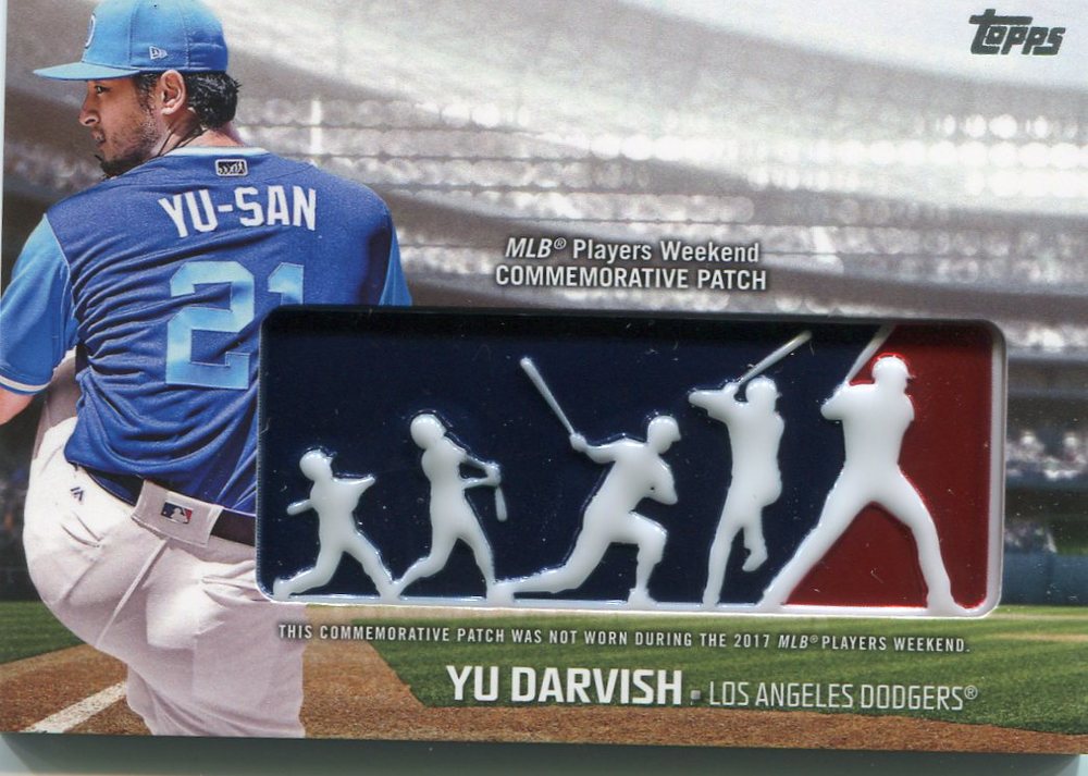 2018 Topps Players Weekend Patches #PWPYD Yu Darvish