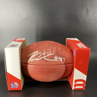 NFL - Cowboys Kenny Clark Signed Authentic Football with Pro Bowl Logo