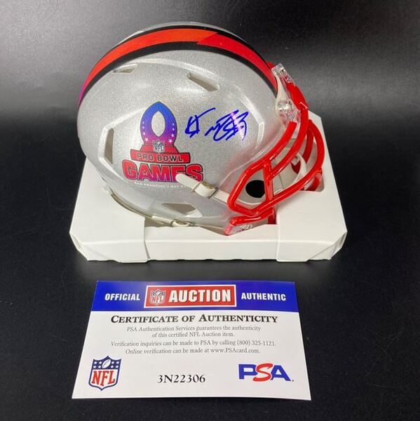 NFL - Browns Shedeur Sanders Signed Pro Bowl Games Mini Helmet