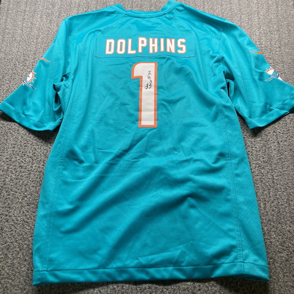 NFL - Dolphins Kadyn Proctor Signed NFL Draft Jersey