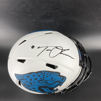 NFL - Jaguars Trevor Lawrence Signed Authentic Lunar Eclipse Speed Helme...