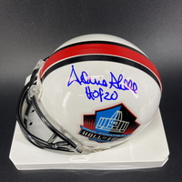 HOF - Steelers Donnie Shell Signed HOF Mini Helmet with HOF 98 Inscription