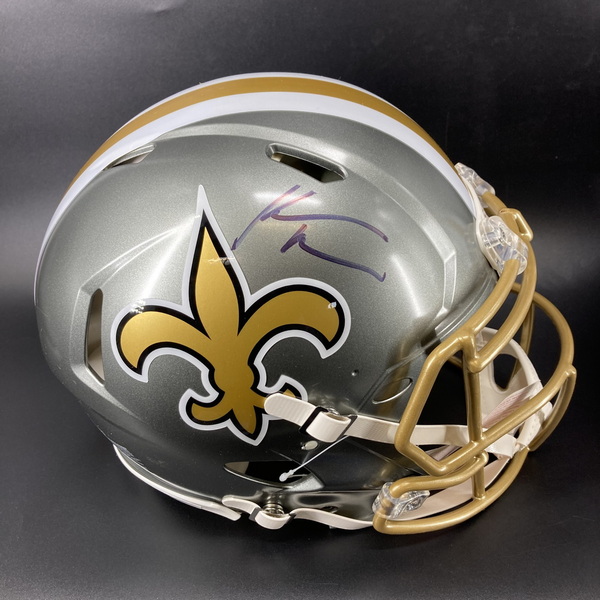NFL - Saints Kendre Miller signed authentic flash helmet