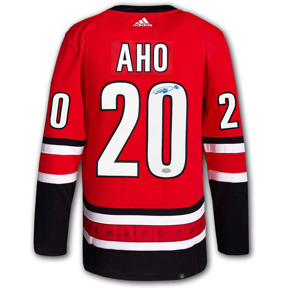 Sebastian Aho Carolina Hurricanes Adidas Pro Autographed Jersey