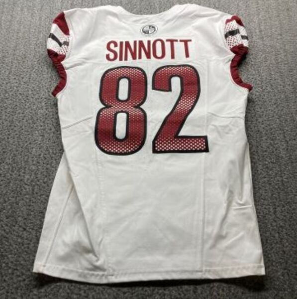 Madrid Game - Commanders Ben Sinnott Game Issued Jersey Size 42 With Mad...