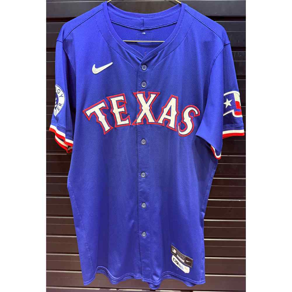 Marcus Semien #2 Texas Rangers Game-Used 2024 Blue Alternate