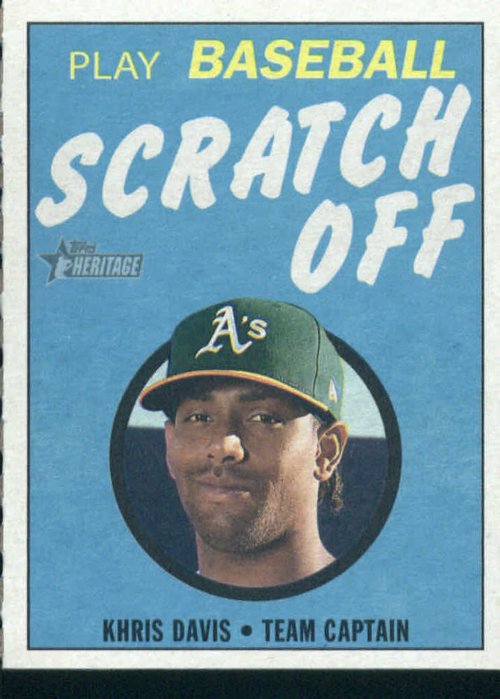 2019 Topps Heritage '70 Topps Scratch Offs #3 Khris Davis