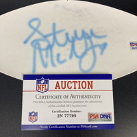NFL - Titans Steve McNair Signed White Panel