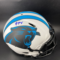 NFL - Panthers Jonathan Mingo Signed Lunar Eclipse Authentic Speed Helmet