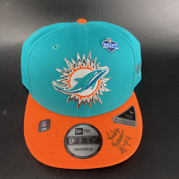NFL - Dolphins Kadyn Proctor Signed NFL Draft Hat