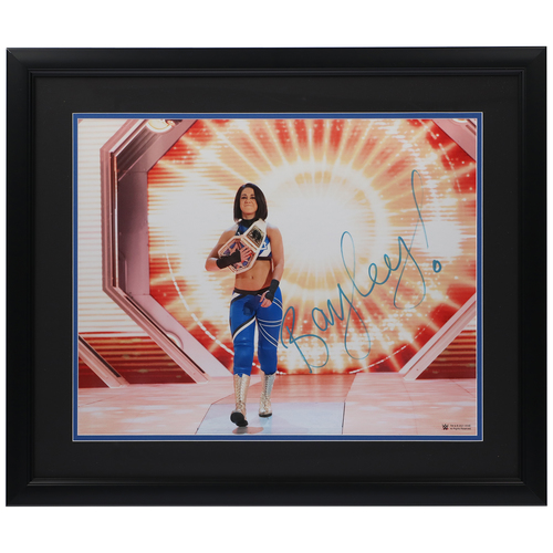 Bayley World Wrestling Entertainment Framed Autographed 16