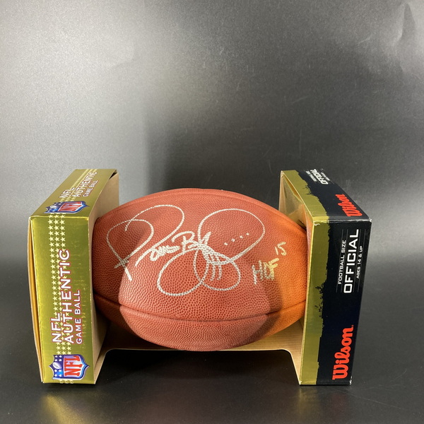 Legends - Steelers Jerome Bettis Signed Authentic Football
