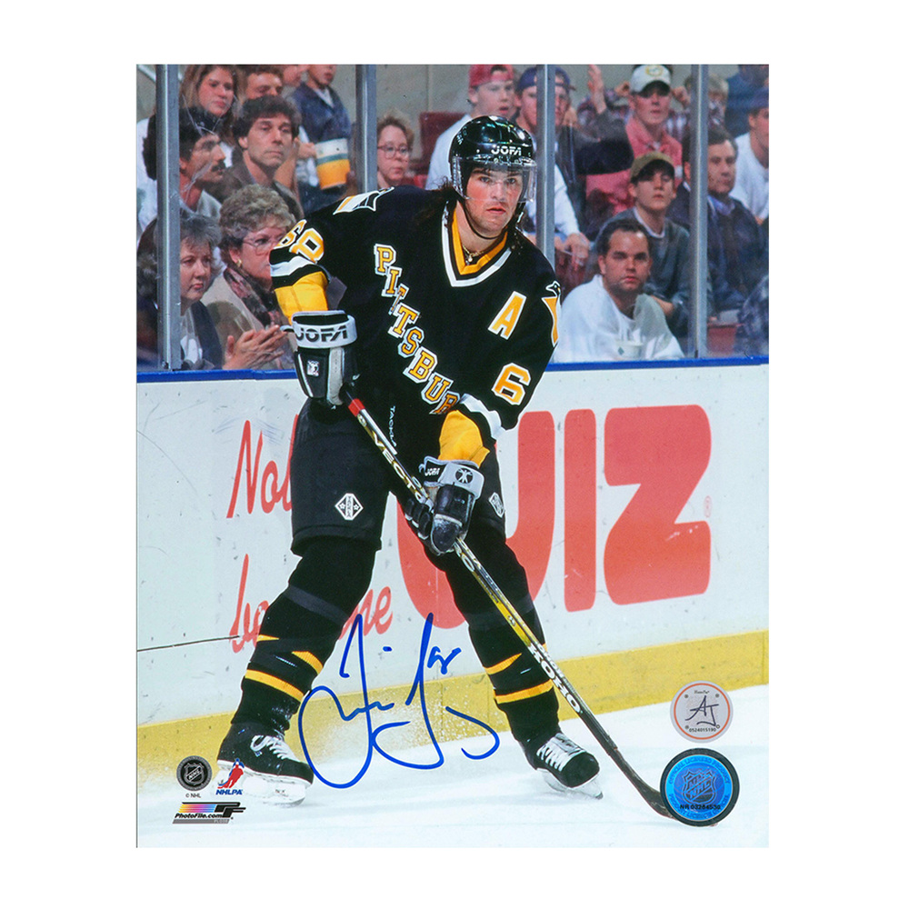 Jaromir Jagr Pittsburgh Penguins Autographed Alternate Captain 8x10 Photo