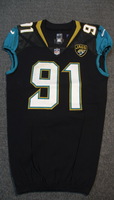 London Games - Jaguars Yannick Ngakoue game worn Jaguars jersey (Septemb...