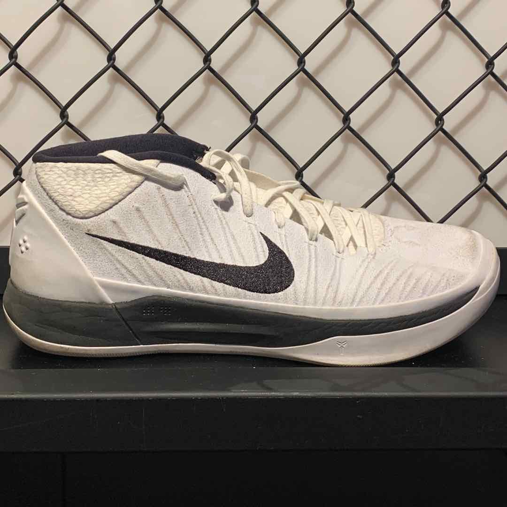 Size 15 Player Worn Basketball Shoes (Nike Kobe White) | Real Sports ...