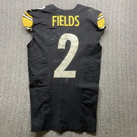 Crucial Catch - Steelers Justin Fields Game Used Jersey (10/6/2024) Size 42