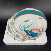 NFL - Dolphins Quinn Ewers Signed Mini Helmet