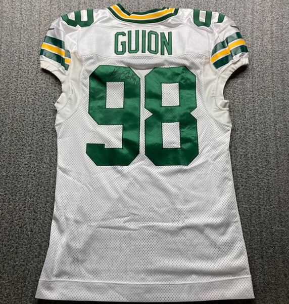 Packers - Letroy Guion Signed Authentic Jersey Size 48
