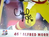 REDSKINS - ALFRED MORRIS SIGNED AND MATTED 8X10 PHOTO