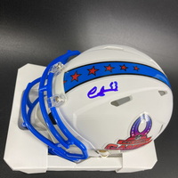 NFL - Falcons Chris Lindstrom Signed Pro Bowl Games Mini Helmet