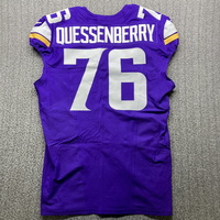 London Games - Vikings David Quessenberry Game Used Jersey (10/6/2024) S...