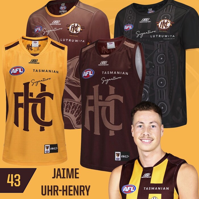 Photo of Jaime Uhr-Henry #43 Hawthorn 2025 Training Bundle