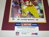 REDSKINS - ALFRED MORRIS SIGNED AND MATTED 8X10 PHOTO
