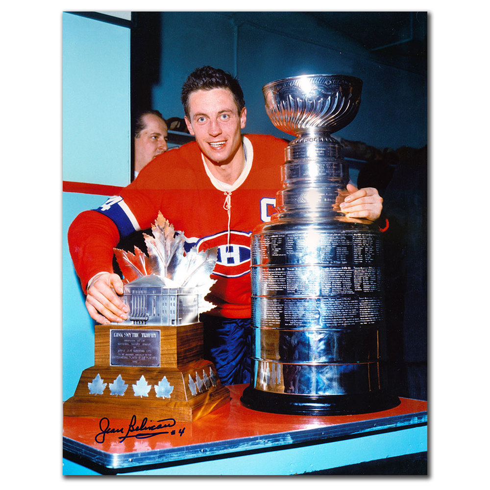 Jean Beliveau Montreal Canadiens Autographed 11x14 Photo