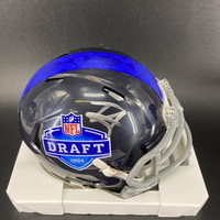 NFL - Lions Terrion Arnold Signed NFL Draft Mini Helmet