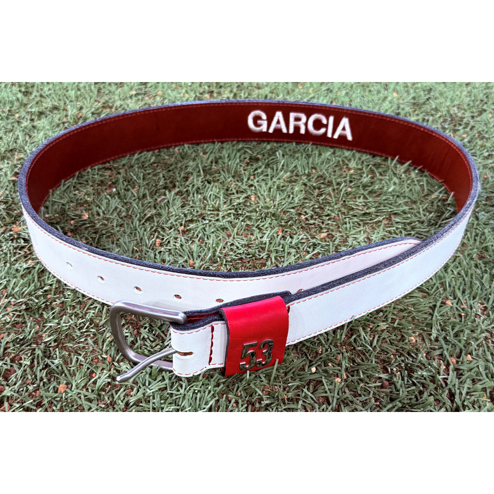 Adolis Garcia Team-Issued #53 City Connect Leather Uniform Belt