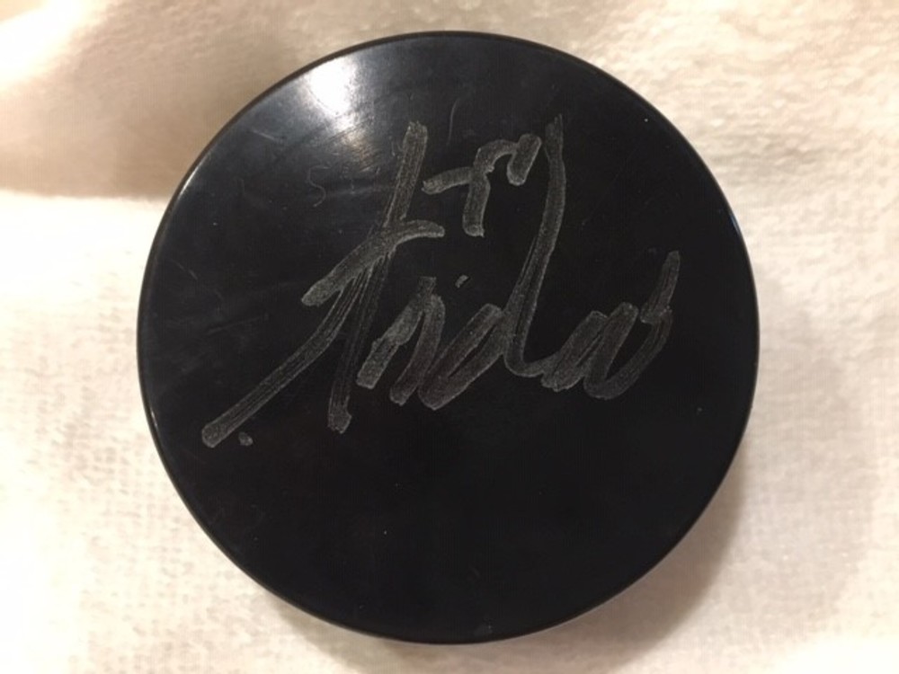 Wednesday Night Hockey Autographed Puck - Tony Deangelo - 2/6/19   Boston Bruins vs. New York Rangers