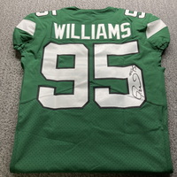 NFL - Jets Quinnen Williams Signed Authentic Jersey Size 40