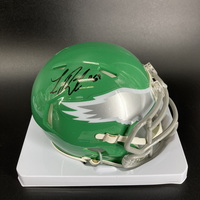 NFL - Eagles Landon Dickerson Signed Alternate Mini Helmet