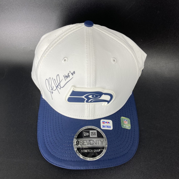 HOF - Seahawks Steve Hutchinson Signed 2025 Training Cap Hat