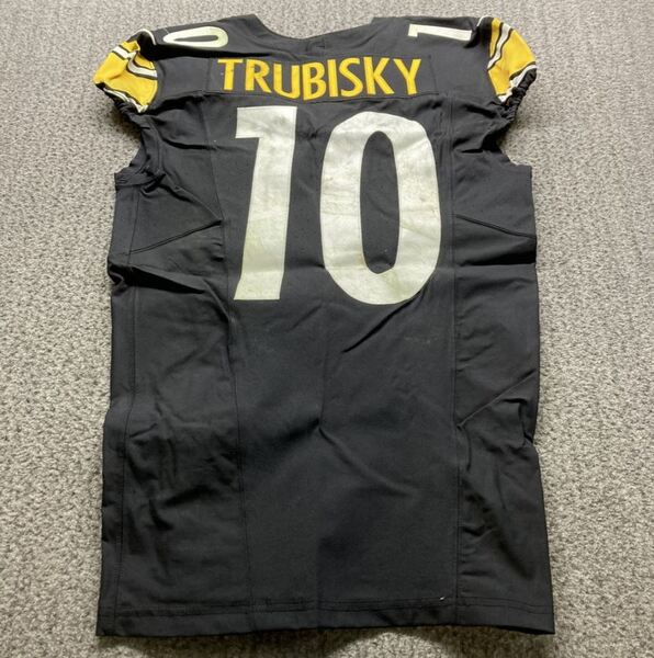 Crucial Catch - Steelers Mitchell Trubisky Game Worn Jersey (10/29/23) S...