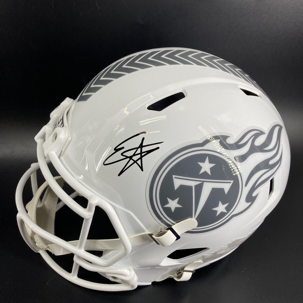 NFL - Titans Elic Ayomanor Signed STS Replica Speed Helmet