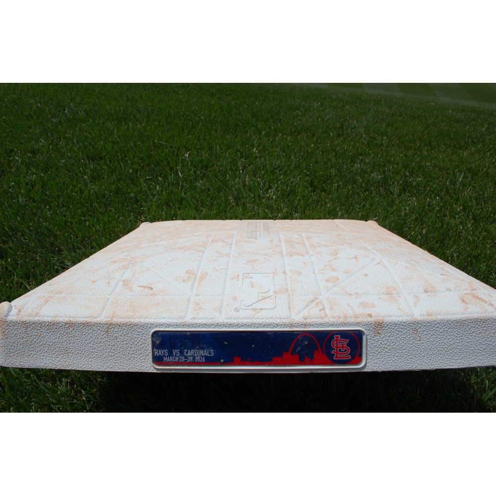 Cardinals Authentics: Game Used 2nd Base & Baseball - JJ Wetherholt ...